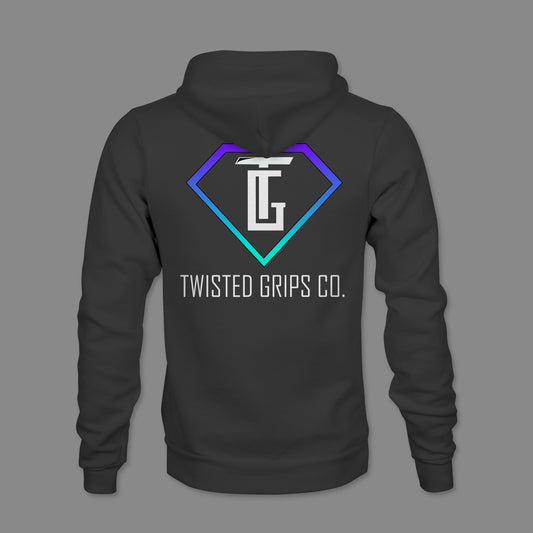 Twisted Grips Co. Blue Diamond Hoodie