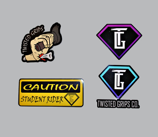 Twisted Grips Co. Sticker Pack